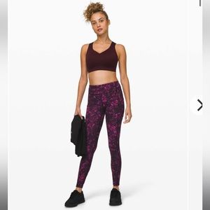 Lululemon Speed up Tight Undercurrent Grapealicious Multi size 4